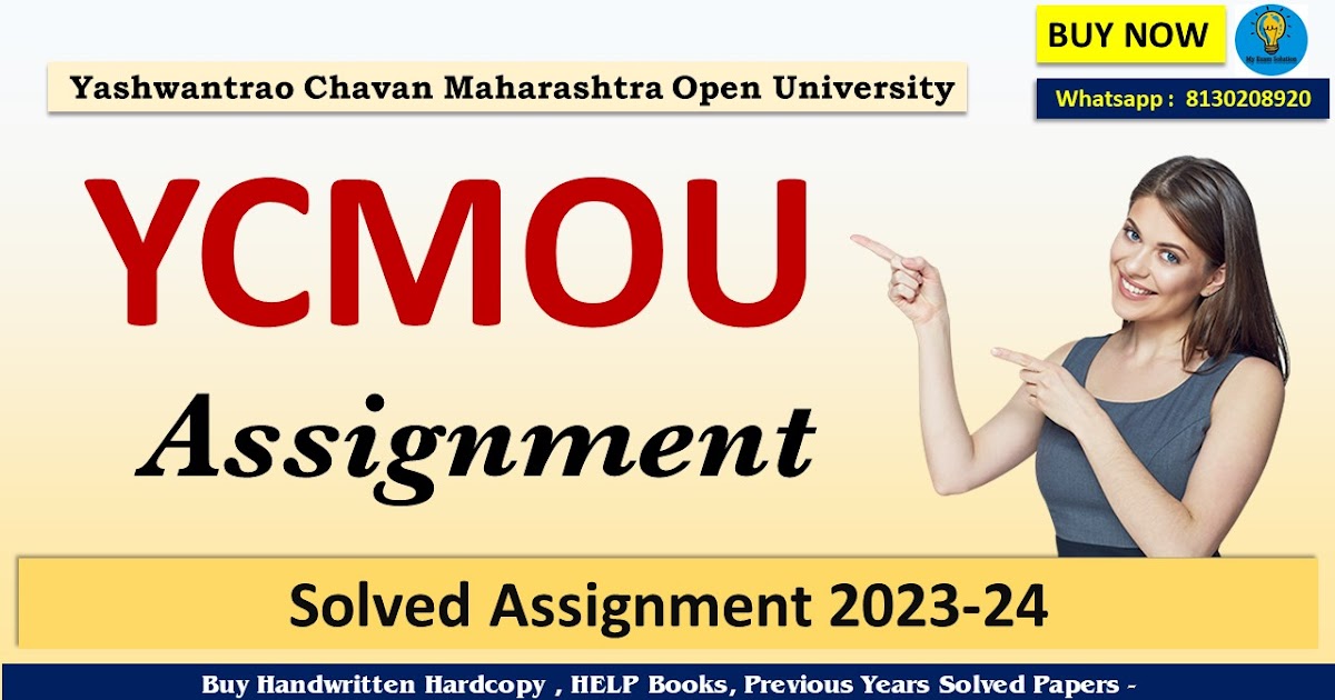 ycmou solved assignment